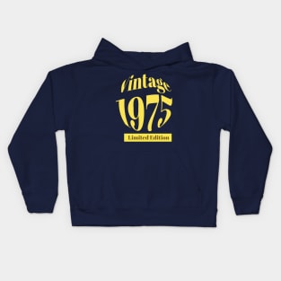 Vintage 1975 typography t-shirt design Kids Hoodie